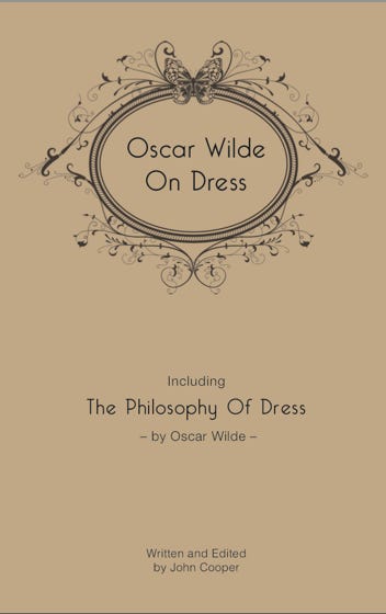 Oscar Wilde On Dress cover