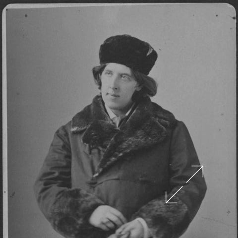 Oscar Wilde 1882 Number 3 by Sarony