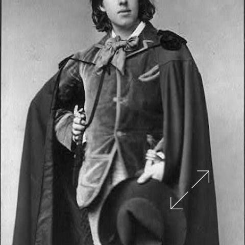 Oscar Wilde 1882 Number 25 by Sarony