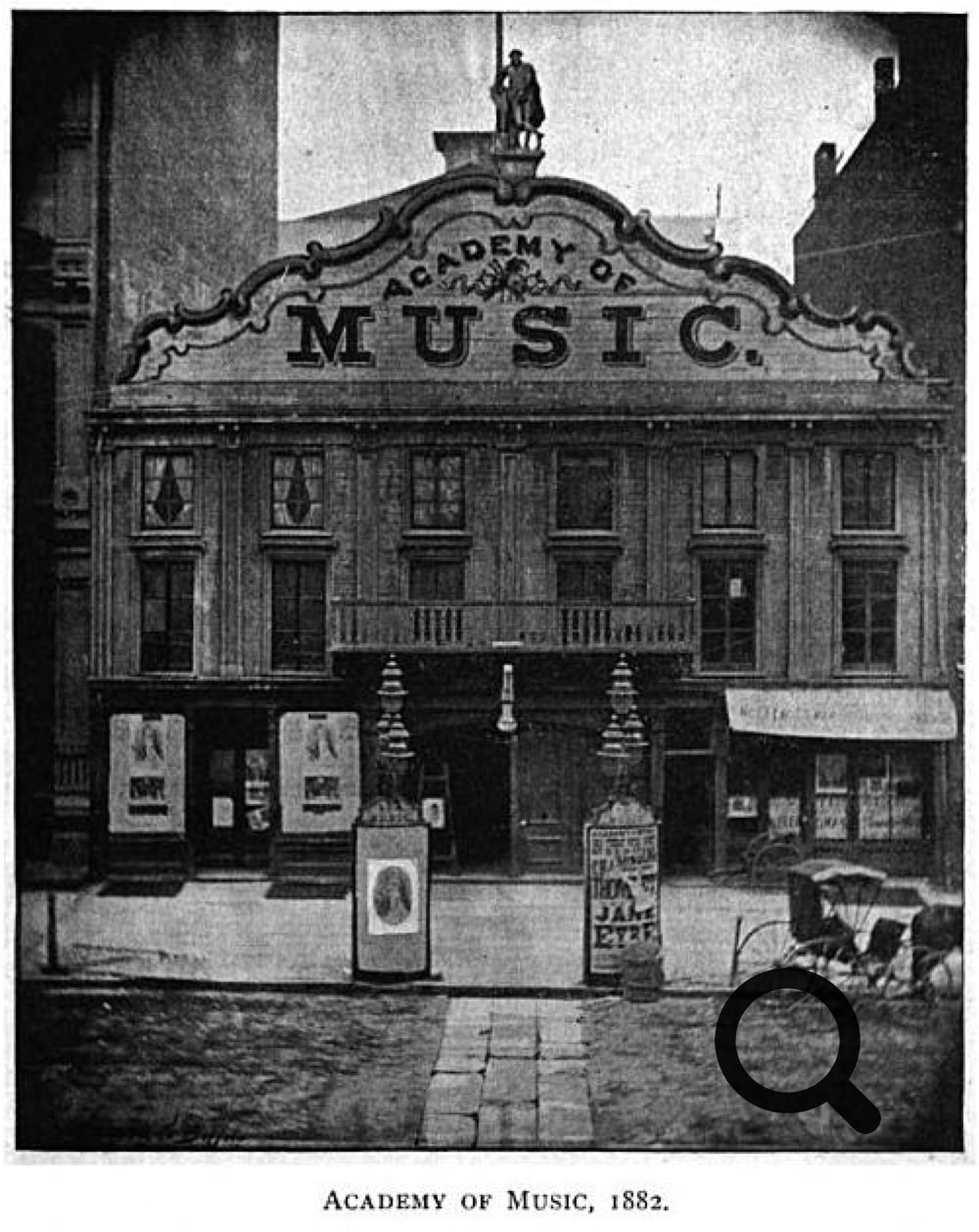  Academy of Music Main Street, Buffalo NY. 1852. Oscar Wilde lecture venue