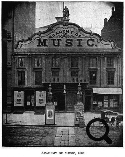  Academy of Music Main Street, Buffalo NY. 1852. Oscar Wilde lecture venue