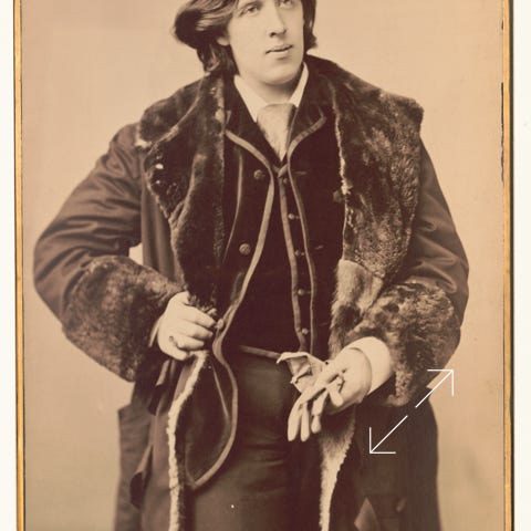 Oscar Wilde 1882 Number 5 by Sarony