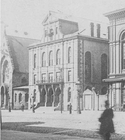 Horticultural Hall, 250 South Broad Street, Philadelphia, PA (1881)--Oscar Wilde lecture 