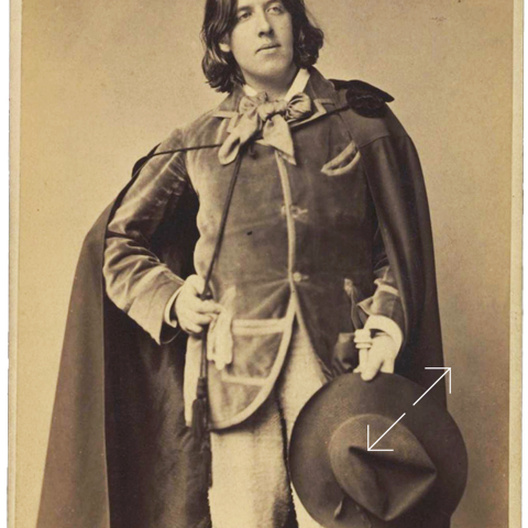 Oscar Wilde 1882 Number 24 by Sarony