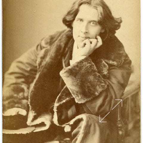 Oscar Wilde 1882 Number 2 by Sarony