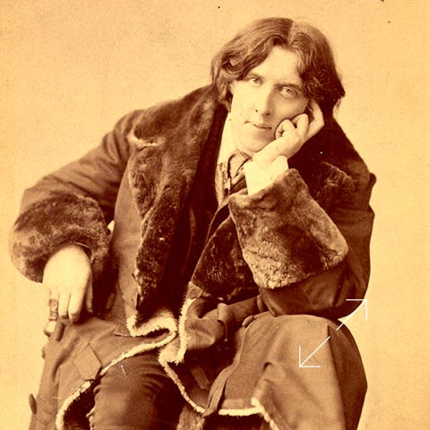 Oscar Wilde 1882 Number 9B by Sarony without book